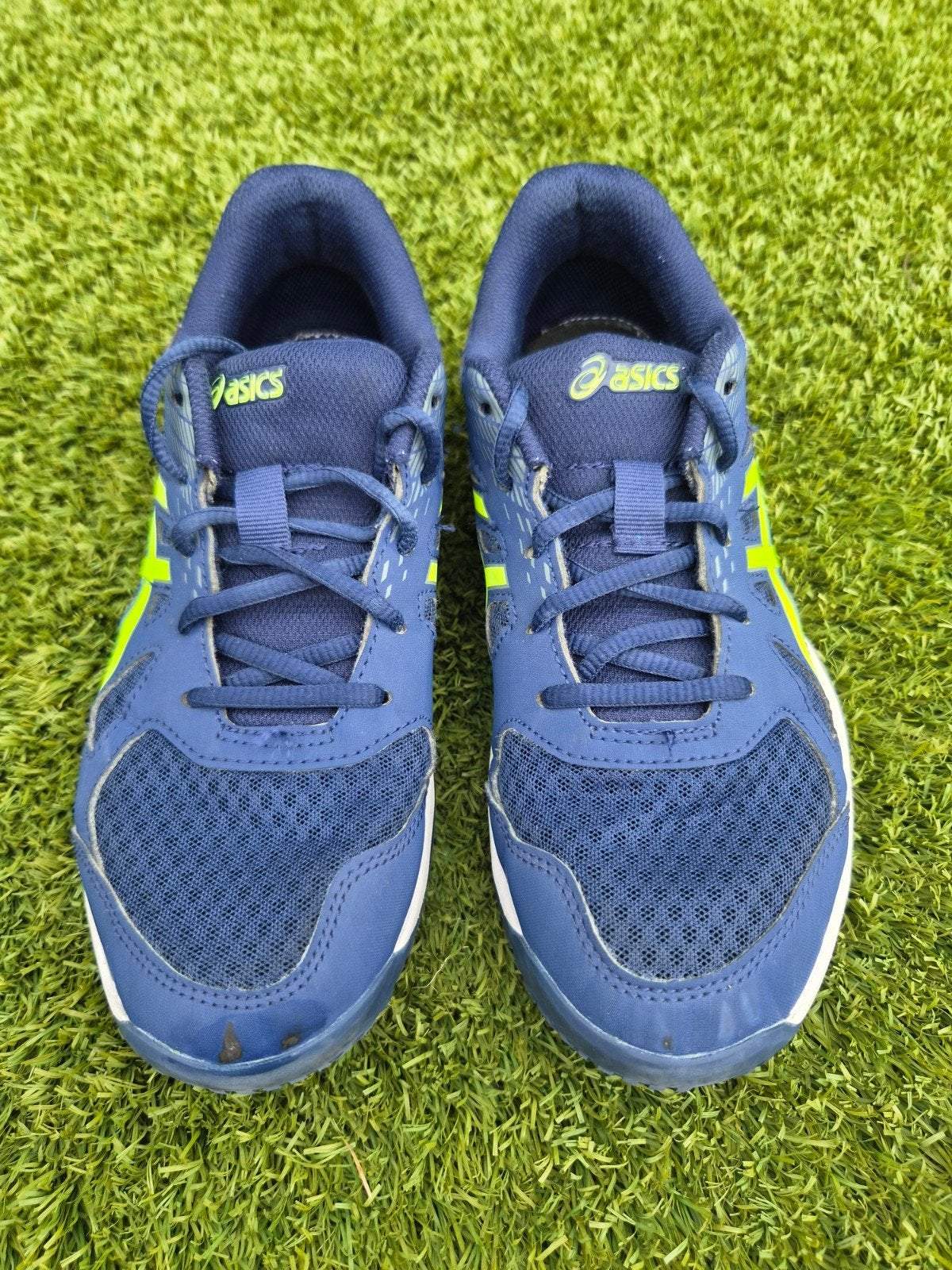 ASICS Sportschoenen Maat 39 - Blauw/Geel, Ophalen of Verzenden, Gedragen, Blauw