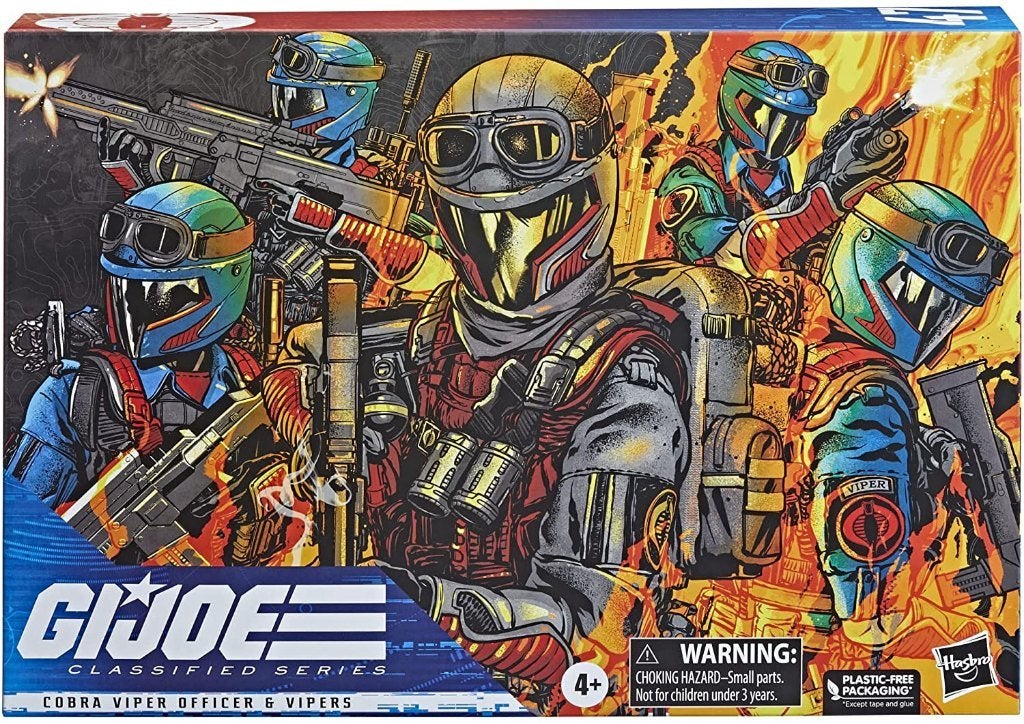 G.I. Joe Classified Series Cobra Viper Officer & Vipers, Ophalen of Verzenden, Nieuw