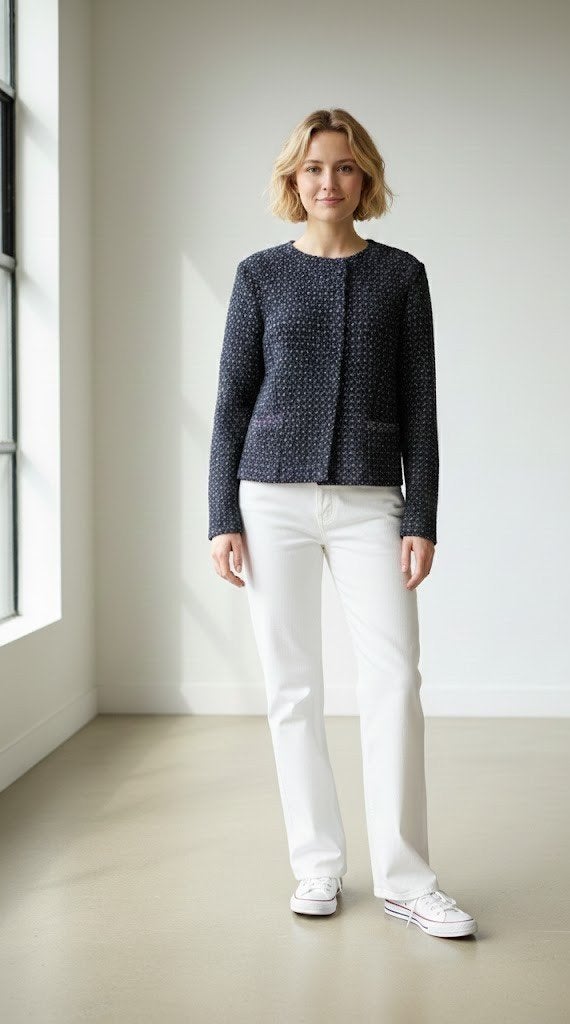 jasje Claudia Sträter, Maat 38/40 (M), Zo goed als nieuw, Verzenden, Blauw