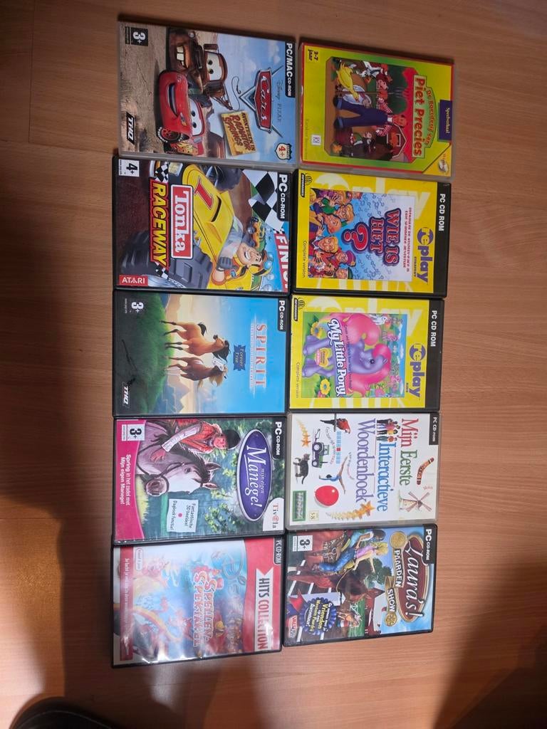 10 x pc cd rom spellen compleet zie foto,s., Ophalen of Verzenden, Zo goed als nieuw