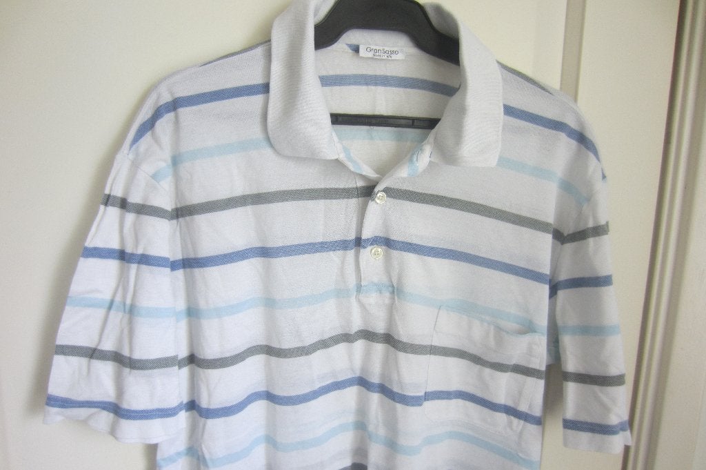 Gran Sasso heren polo - maat 54, Blauw, Maat 56/58 (XL), Ophalen of Verzenden, Gran Sasso