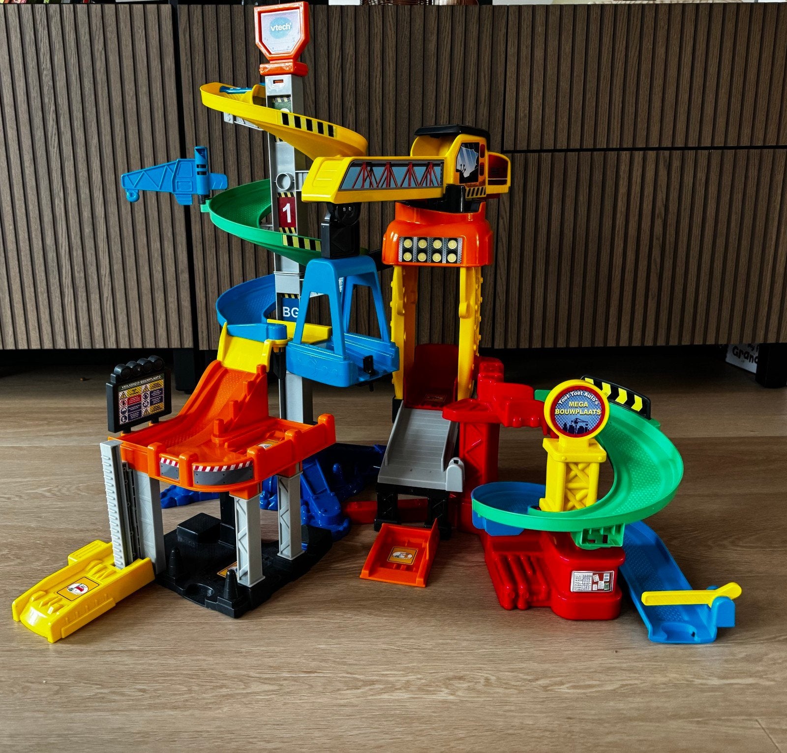 VTech Toet Toet Auto's Mega Bouwplaats, Kinderen en Baby's, Speelgoed | Vtech, Ophalen of Verzenden, Gebruikt, 2 tot 4 jaar