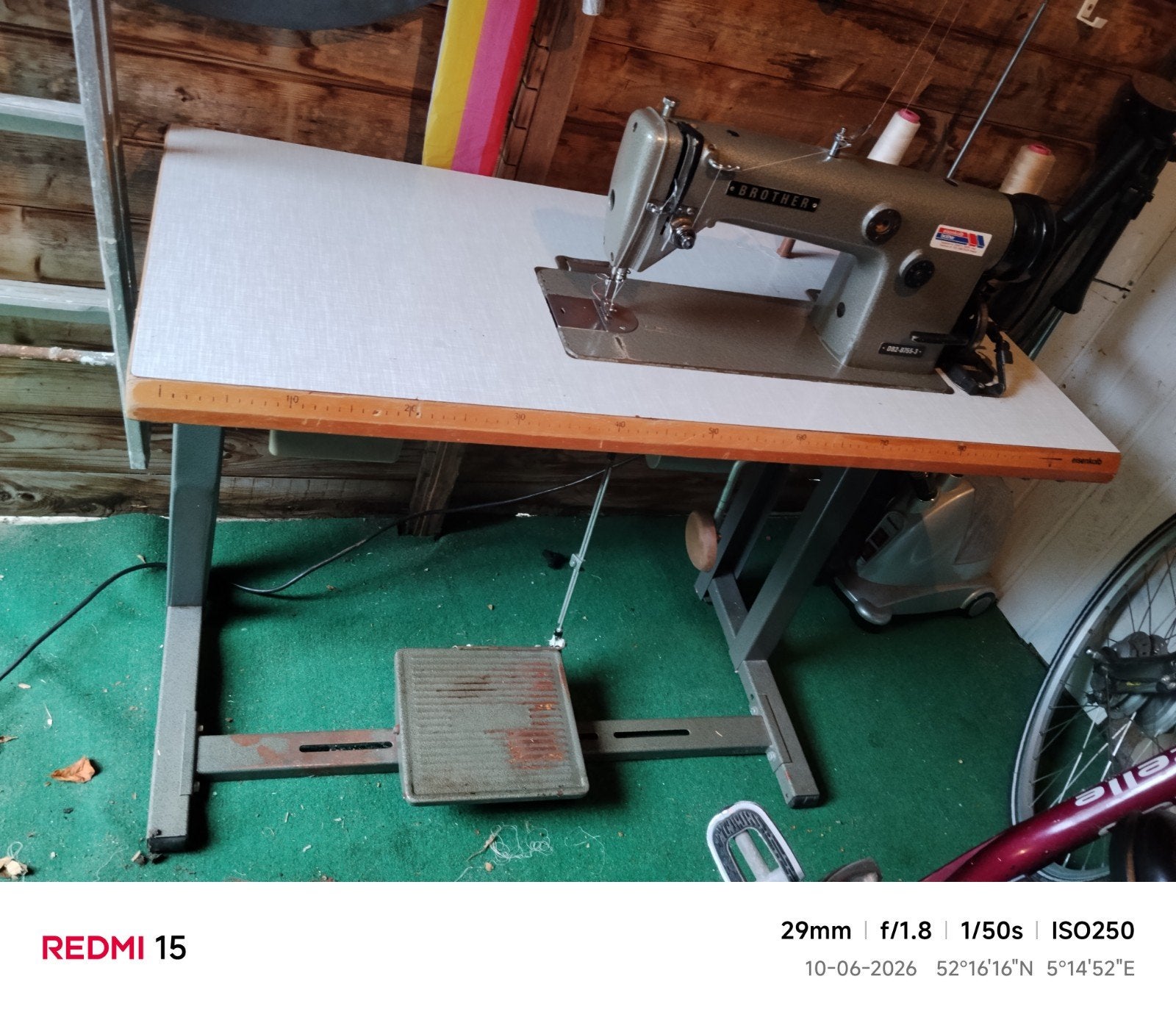 Brother db2-b755-3, Ophalen of Verzenden, Gebruikt, Naaimachine, Brother