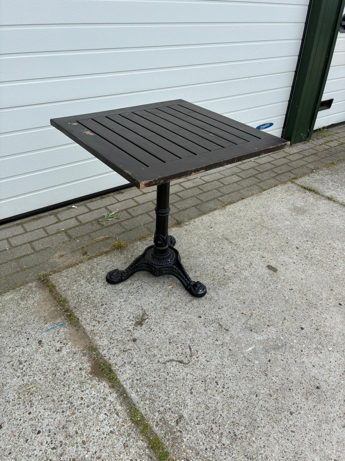 Bistro tafel tuintafel, Ophalen, Zo goed als nieuw, 75 cm of meer, 60 cm of meer