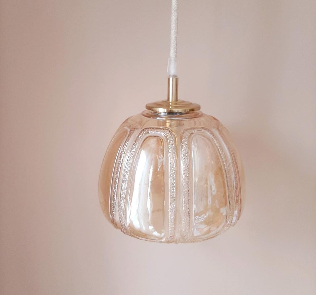 Vintage hanglamp | Bubble lamp | Helena Tynell stijl, Ophalen of Verzenden, Glas, Minder dan 50 cm