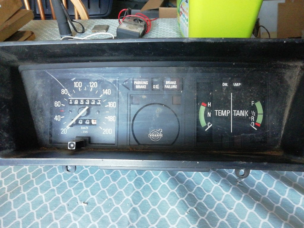km teller Volvo 240, Ophalen, Gebruikt, Volvo