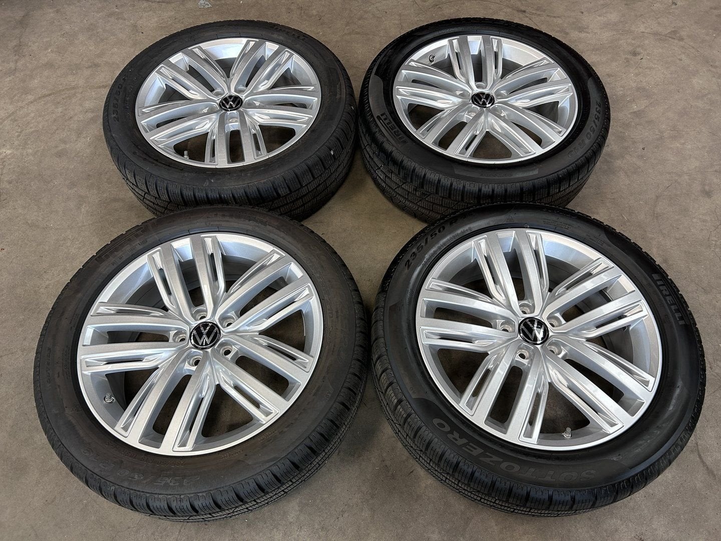 19 inch Auckland velgen + winterbanden Volkswagen Tiguan, 19 inch, Gebruikt, -, -