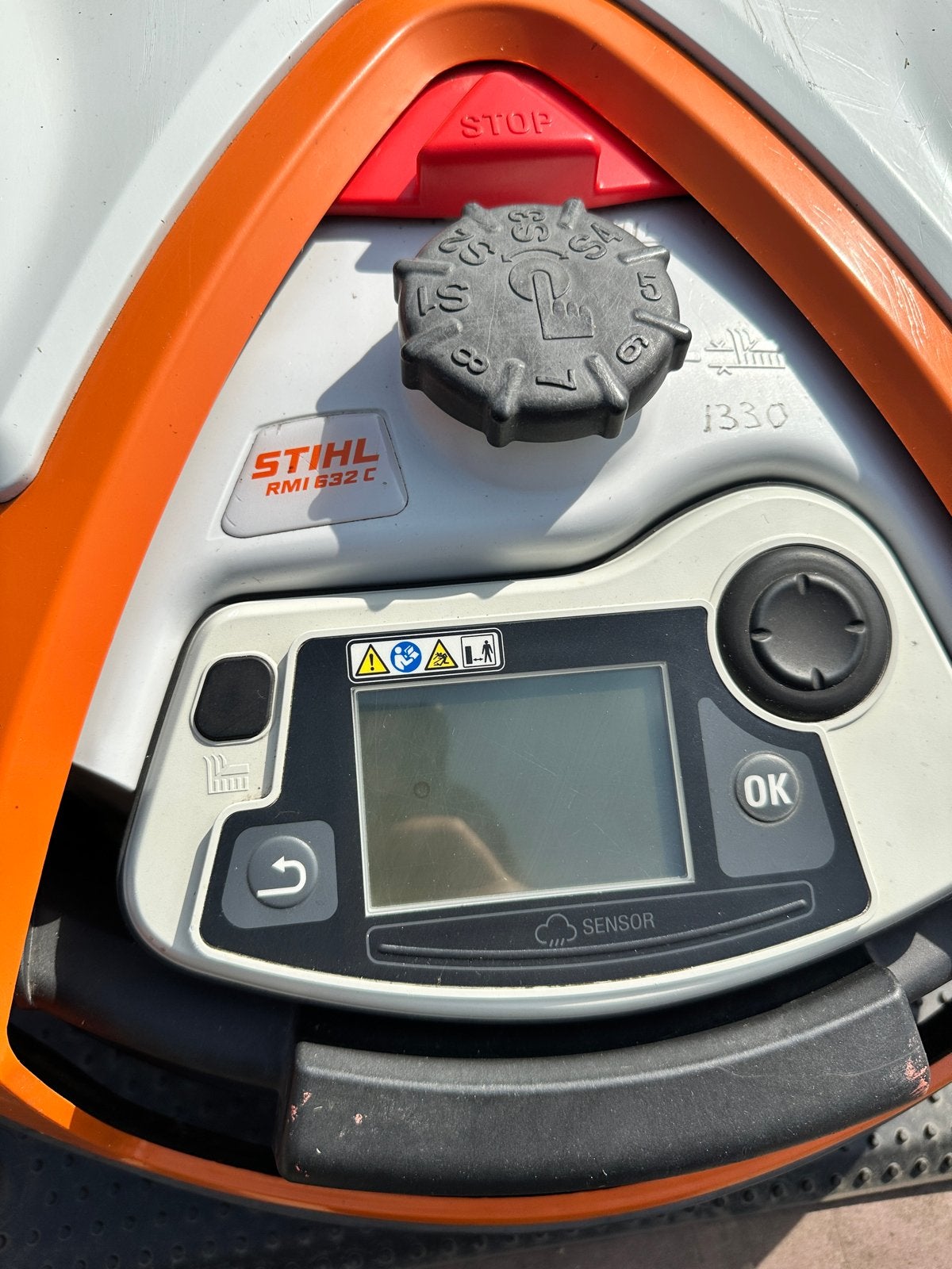 Stihl RMI 632 C Robotmaaier - Gebruikt, Tuin en Terras, Ophalen of Verzenden, Gebruikt, Accu-grasmaaier