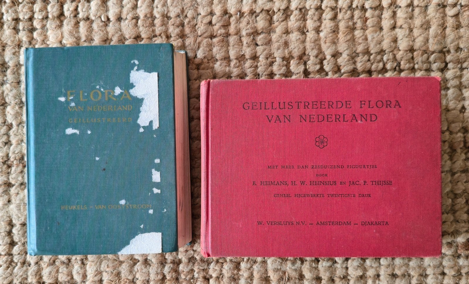 Twee boeken voor determineren Flora, Ophalen of Verzenden, Gelezen, Bloemen, Planten en Bomen, Jac. P. Thijsse