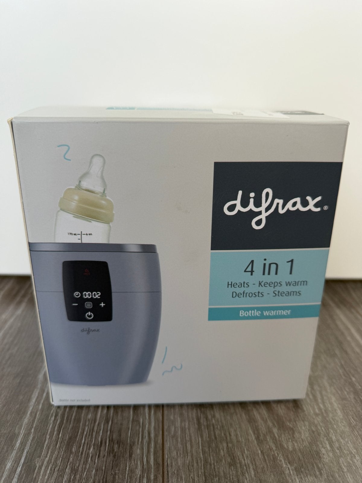Difrax 4-in-1 Flessenwarmer, Difrax, Flessen- of potjesverwarmer, Nieuw, Ophalen of Verzenden