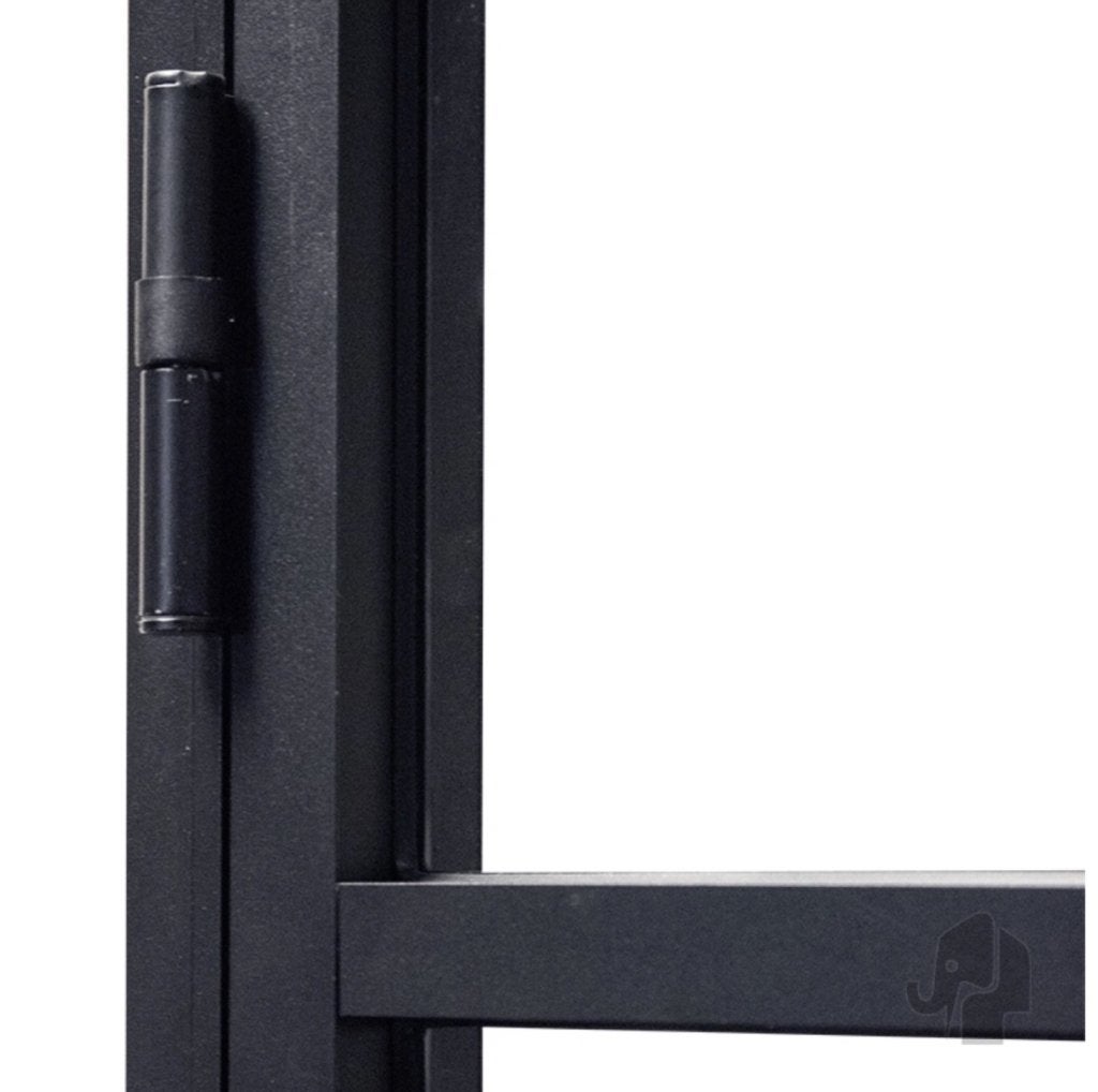 Staal look aluminium binnendeur met kozijn pakket stomp, Niet ingevuld, 80 tot 100 cm, 215 cm of meer, Binnendeur