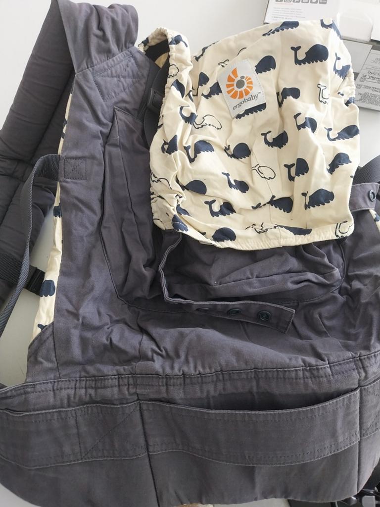 Ergobaby draagzak incl verkleiner, Overige merken, Buik of Rug, Ophalen of Verzenden, Zo goed als nieuw