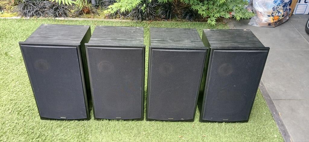 Grundig slb 1 speakers 4 ohm 100watt, Audio, Tv en Foto, Luidsprekers, Ophalen, Minder dan 60 watt, Front, Rear of Stereo speakers