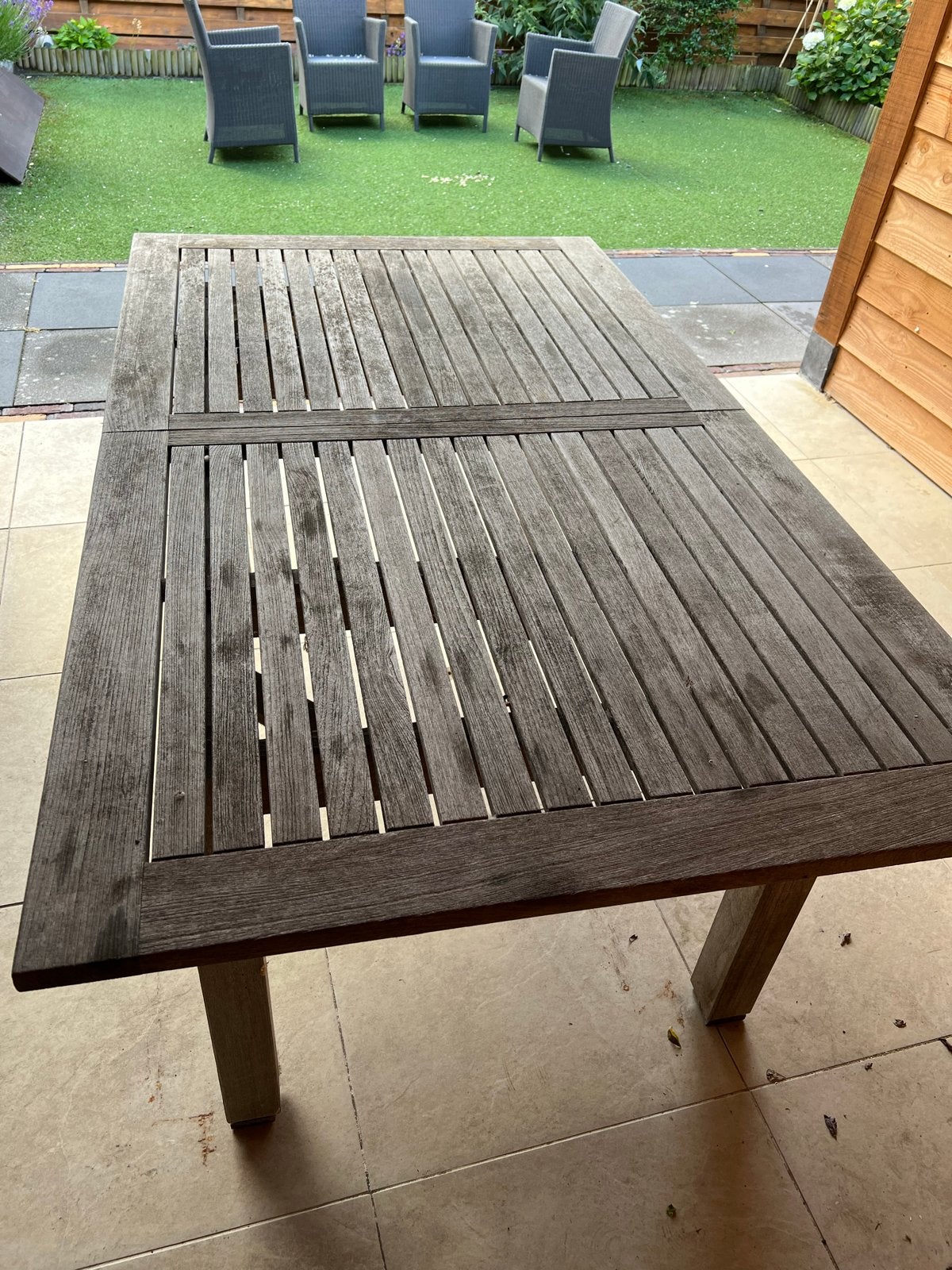 Teakhouten tuintafel - Teak & Garden, Tuin en Terras, Ophalen, Gebruikt, Rechthoekig, Teakhout