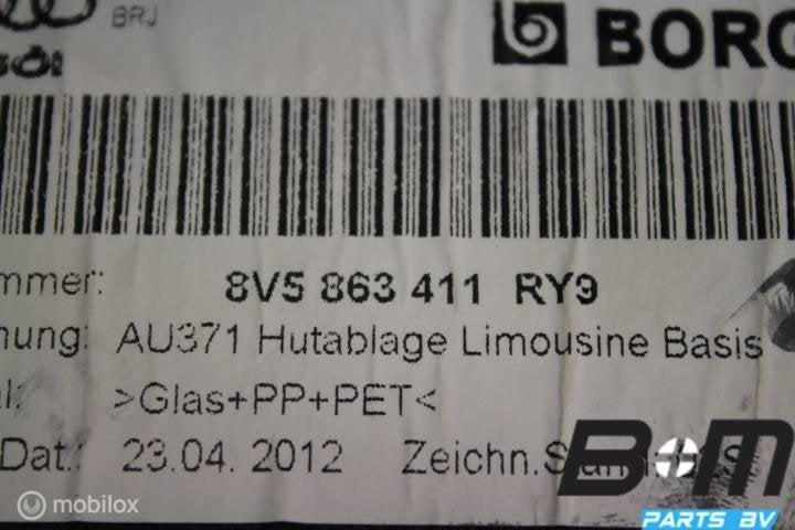 Hoedenplank Audi A3 8V Sedan 8V5863411, Auto-onderdelen, Gebruikt