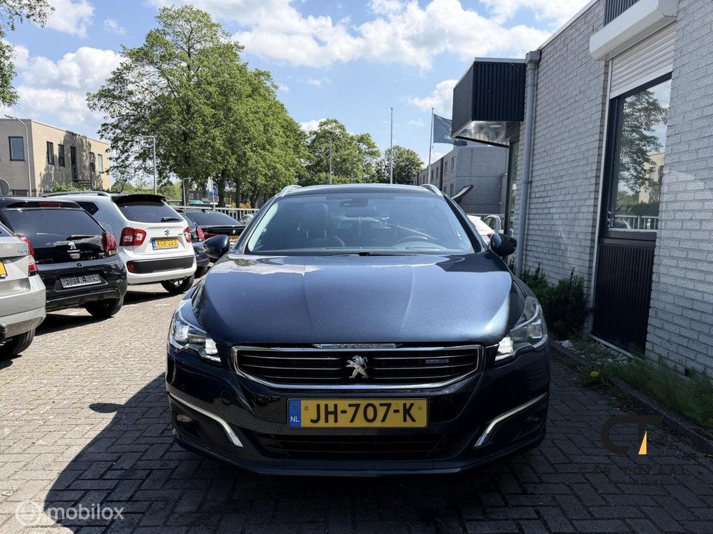 Peugeot 508 SW 1.6 BlueHDi|PANO|AUTOMAAT|CAMERA|, Auto's, Peugeot, Gebruikt, Euro 6, 4 cilinders, Blauw