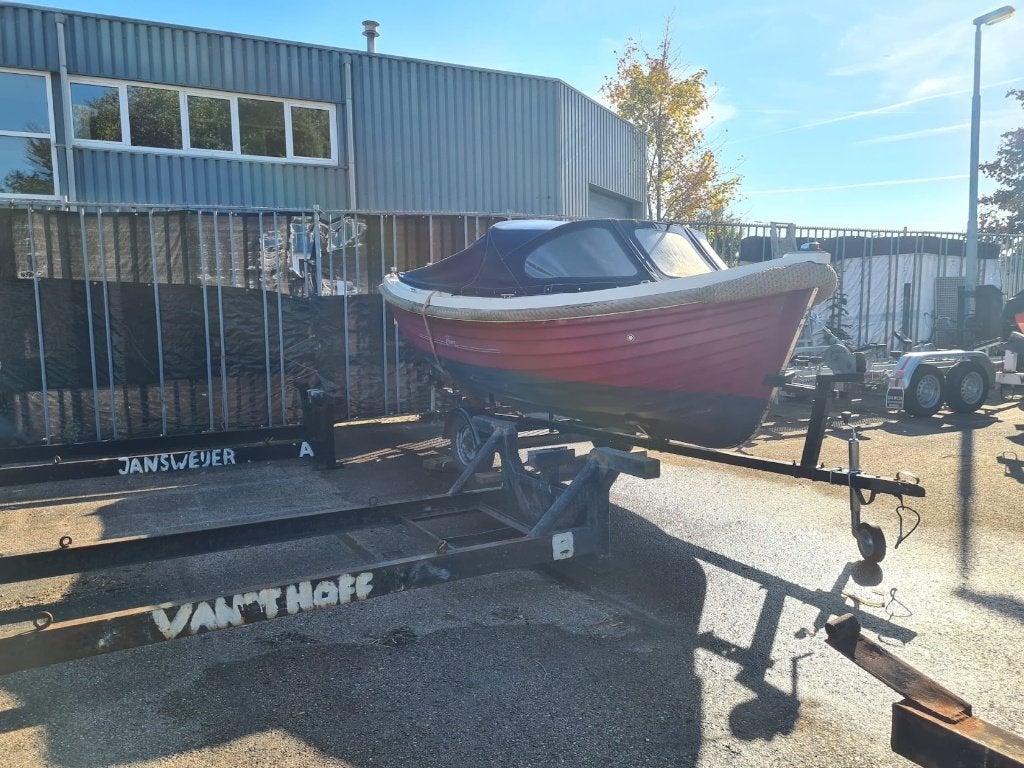 Modulaire stallingstrailer boten tot 5.40m met lichtbord, Watersport en Boten, Ophalen, Minder dan 1500 kg, Gebruikt, Minder dan 6 meter