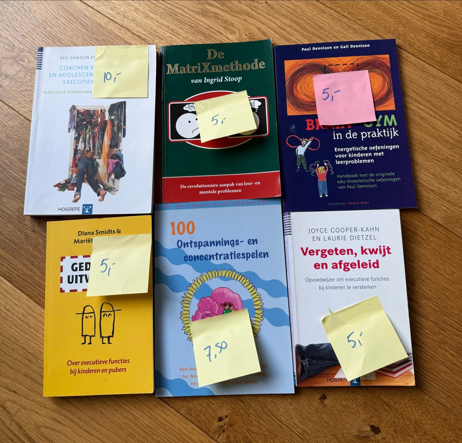 Diverse boeken over executieve functies en leerproblemen, Ophalen, Gamma, Zo goed als nieuw, Overige niveaus