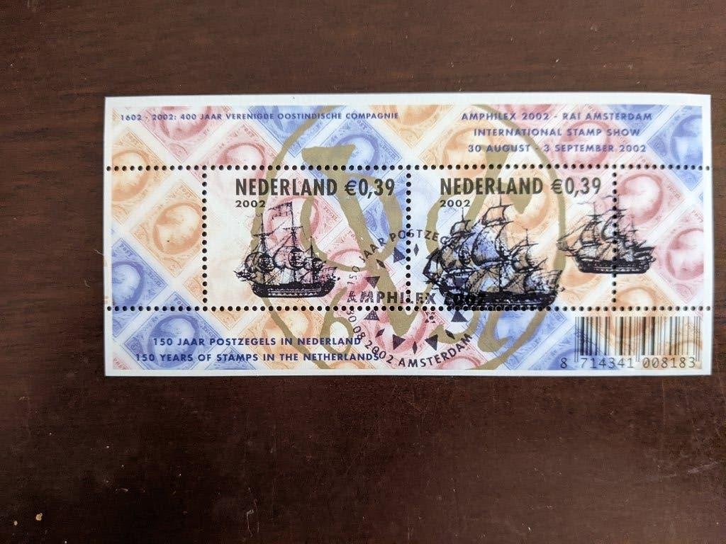 NL 2002;BLOK AMPHILEX 150 JAAR POSTZEGELS, Ophalen of Verzenden, Na 1940, Postfris