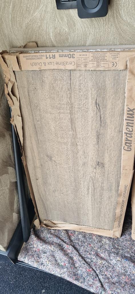 Cera3line 45x90x3cm Suomi Brown, Tuin en Terras, Tegels en Klinkers, Ophalen, Gecoat, Keramiek, Nieuw