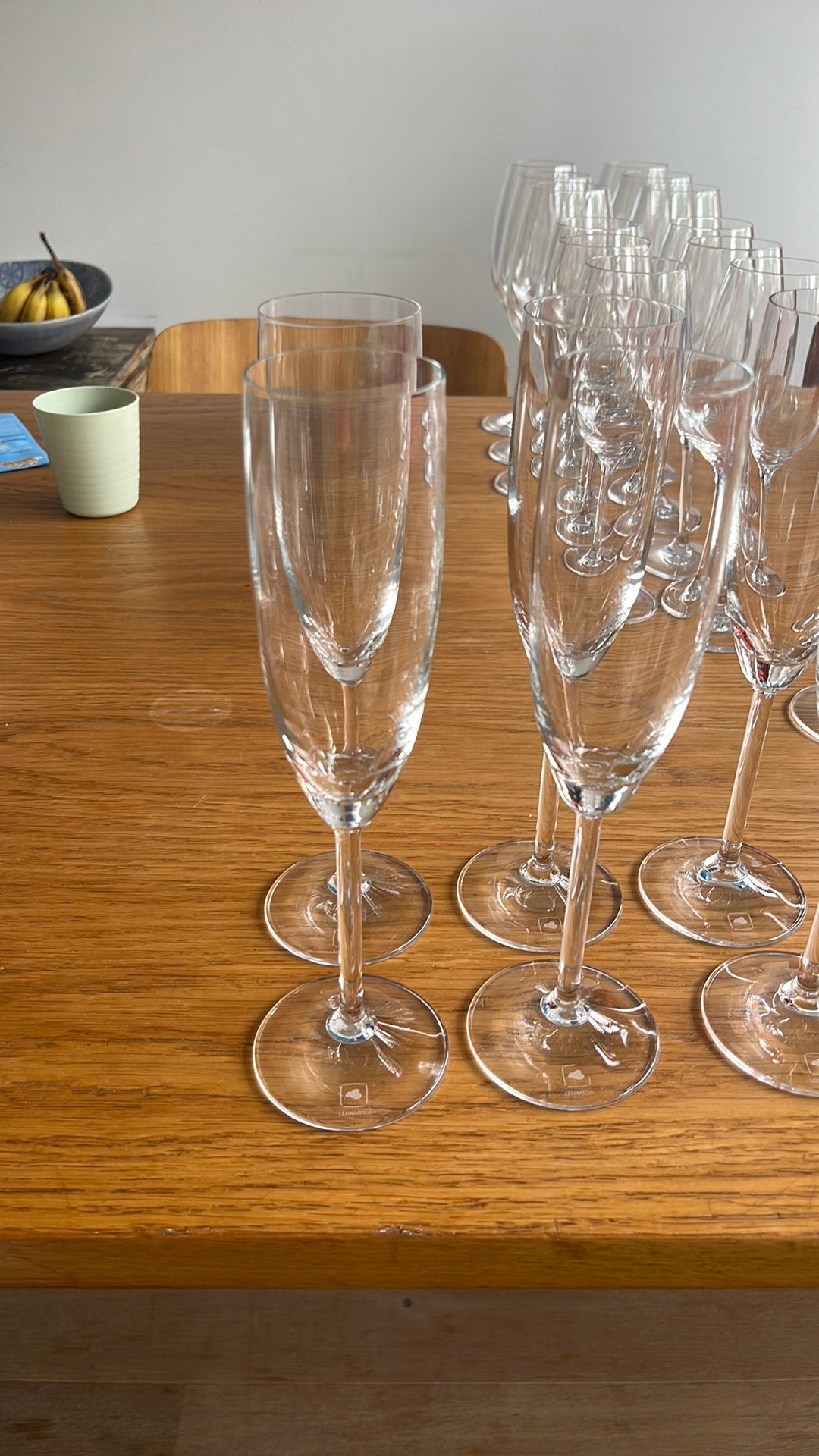 Leonardo - Champagne glazen 6x, Ophalen of Verzenden, Zo goed als nieuw, Overige typen