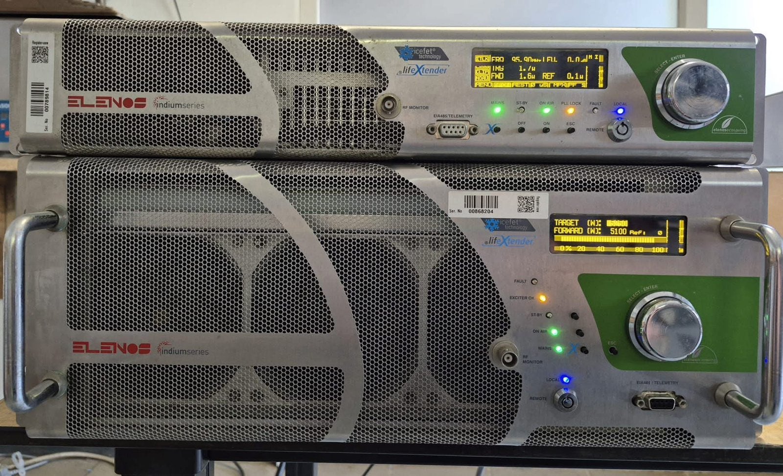 Elenos 5kw set, etg20 + et5000, Telecommunicatie, Ophalen, Gebruikt, Zender
