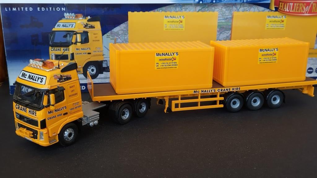 Volvo FH 6x4 Flatbed Container Transport 1:50 Corgi Pol, Corgi, Corgi, Corgi@corgi.co.uk, Nieuw
