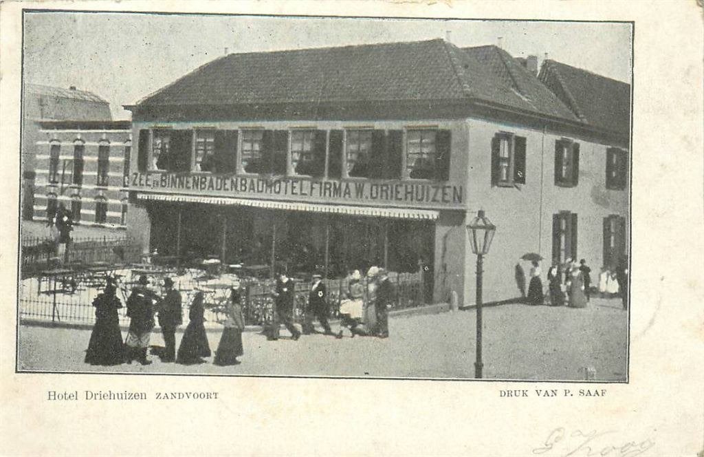 388-156-059 Zandvoort Hotel Driehuizen, Ophalen of Verzenden, Voor 1920, Noord-Holland