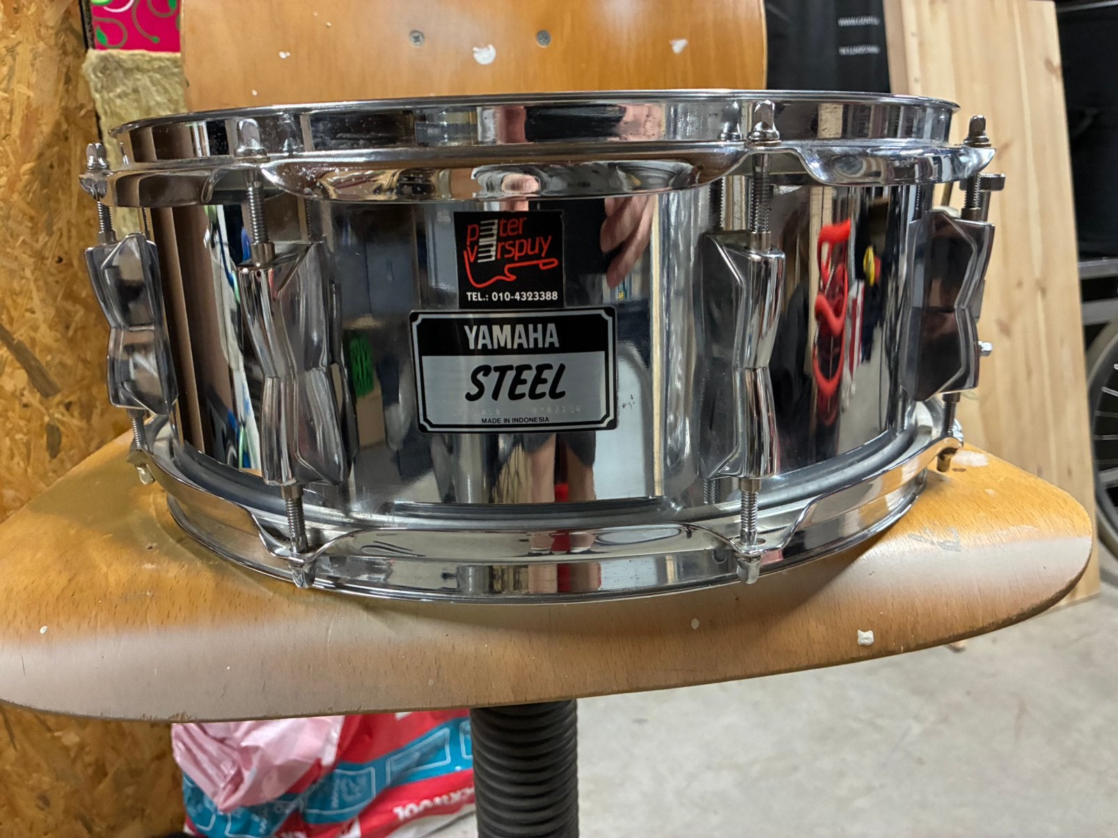 Yamaha Steel Snare, Muziek en Instrumenten, Percussie, Ophalen of Verzenden, Zo goed als nieuw, Overige soorten