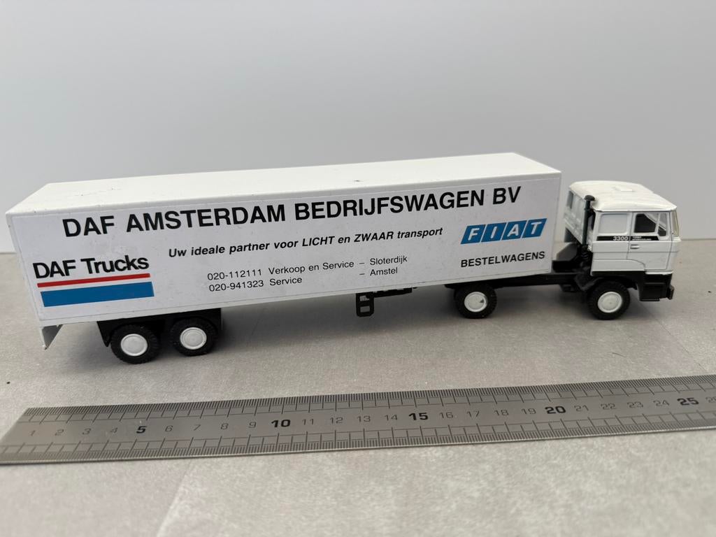 LION CAR 36, DAF Trucks, Ophalen of Verzenden, Zo goed als nieuw, Bus of Vrachtwagen, Lion Toys