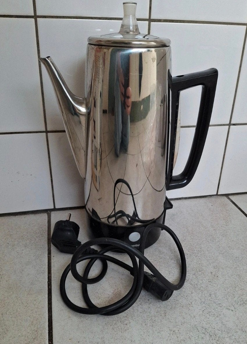 Inventum HK52 Percolator - Zo goed als nieuw, Witgoed en Apparatuur, Koffiezetapparaten, Overige modellen, 10 kopjes of meer, Gemalen koffie