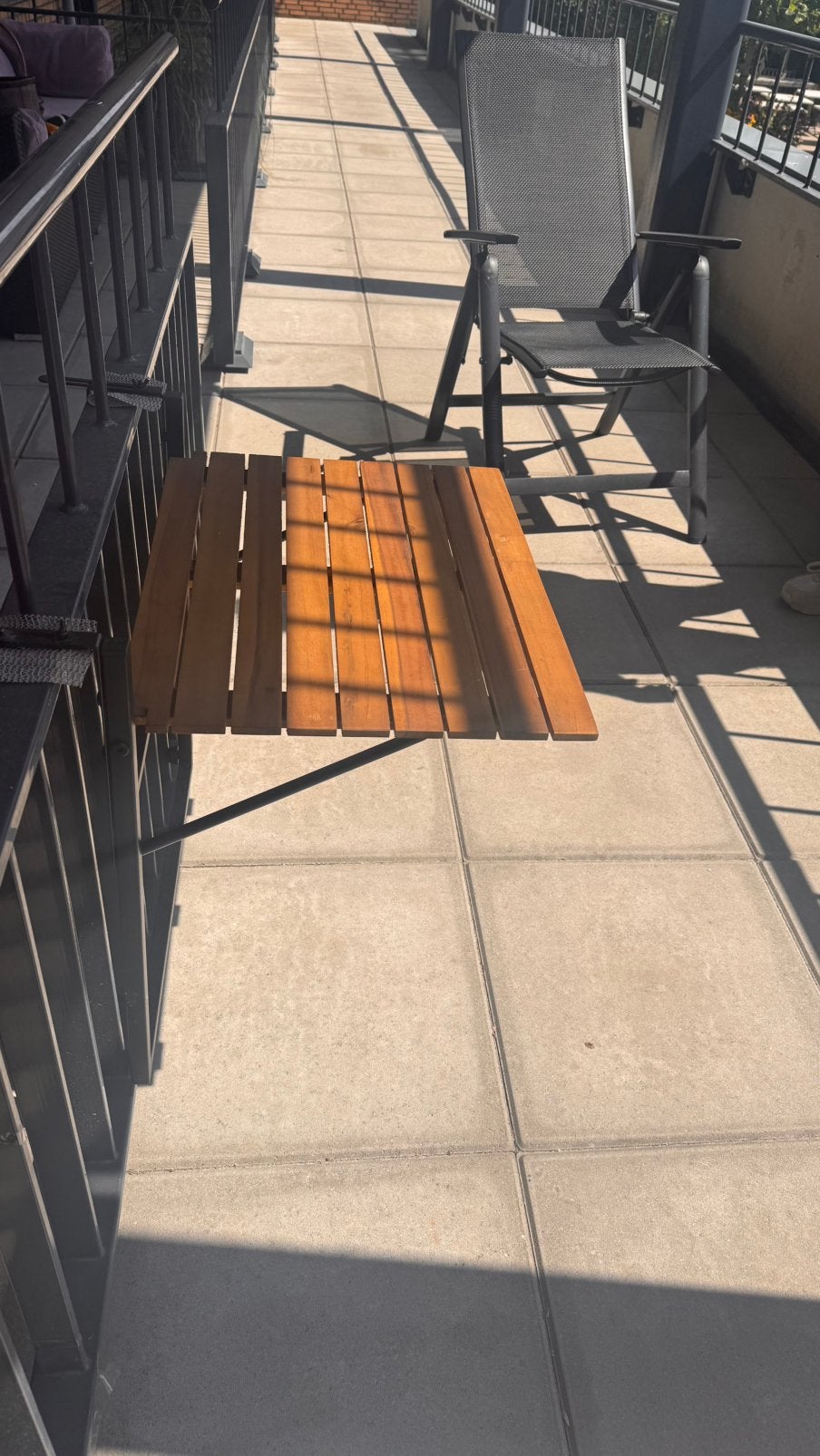 Balkon tafeltje, Ophalen, Zo goed als nieuw, Overige typen, Minder dan 2 meter