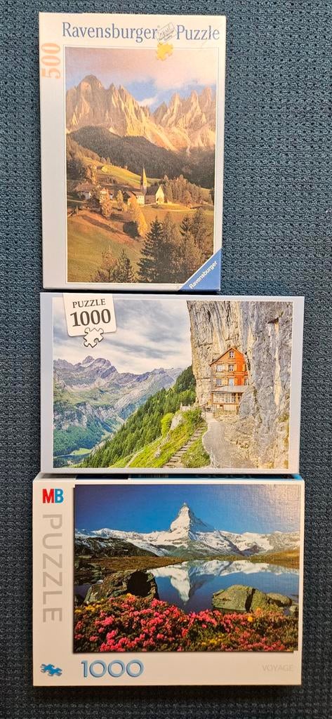 Puzzels, Ophalen of Verzenden, 500 t/m 1500 stukjes, Zo goed als nieuw