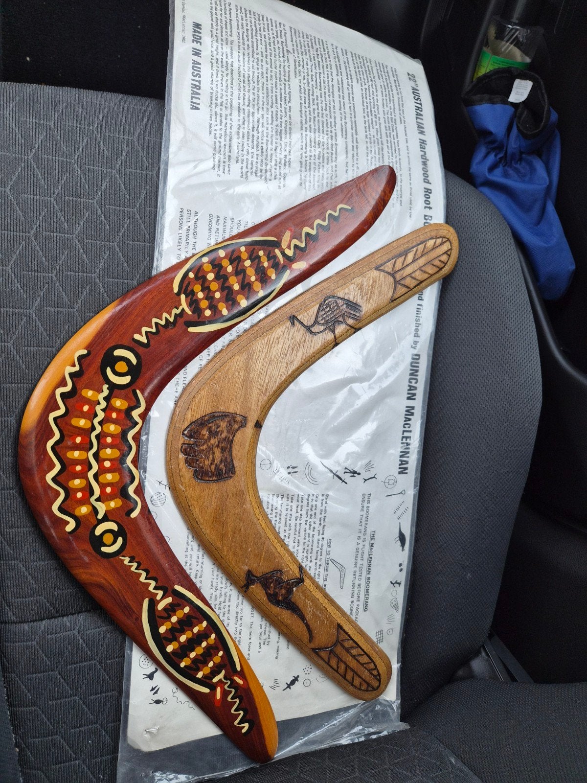 Originele Australische Boemerang Set - Duncan Maclennan '70s, Ophalen of Verzenden
