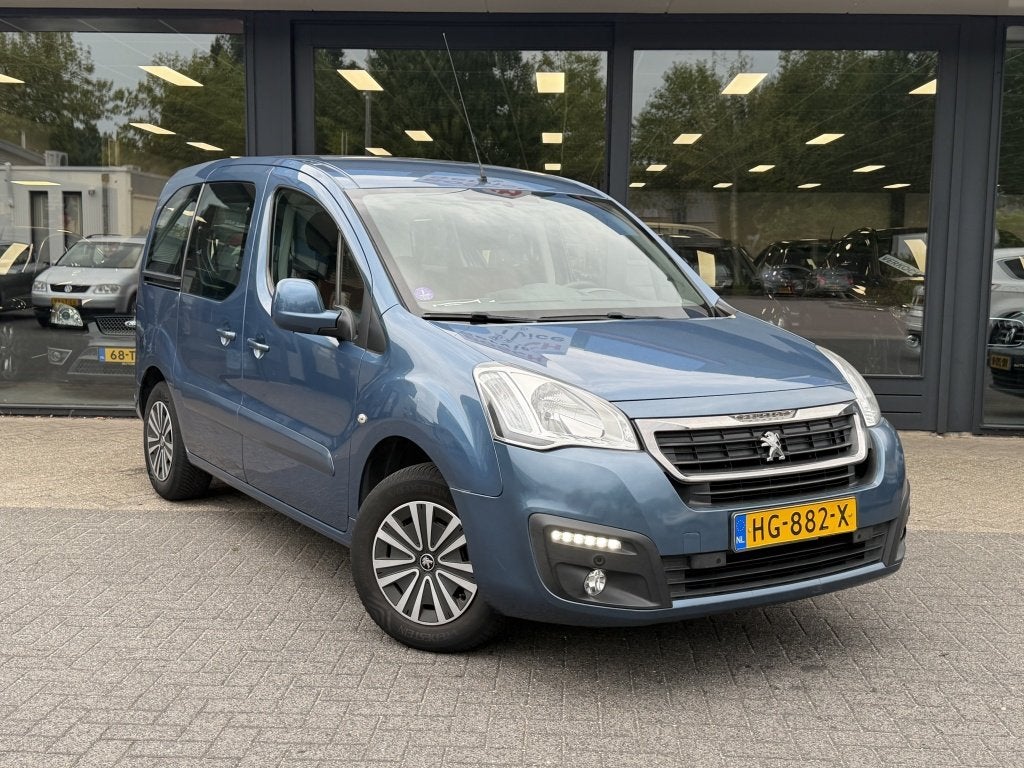 Peugeot Partner Tepee 1.6 VTi Active “NAP” Nl Auto “Ai, Auto's, Peugeot, 15 km/l, Gebruikt, 4 cilinders, Blauw