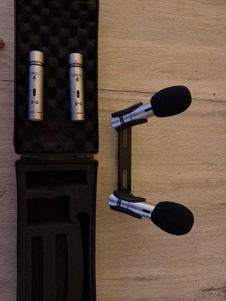 Behringer C-2 condensator stereo microfoons (4 stuks), Ophalen of Verzenden, Gebruikt