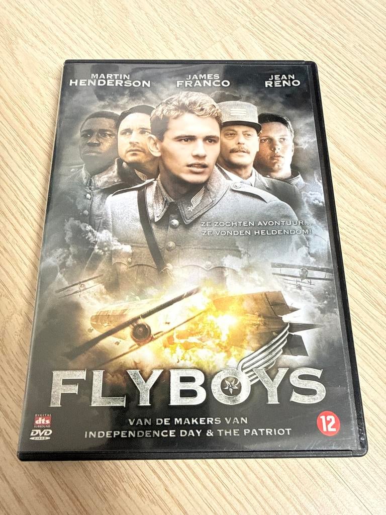 Flyboys DVD - Oorlogsfilm met James Franco en Jean Reno, Cd's en Dvd's, Ophalen of Verzenden, Zo goed als nieuw