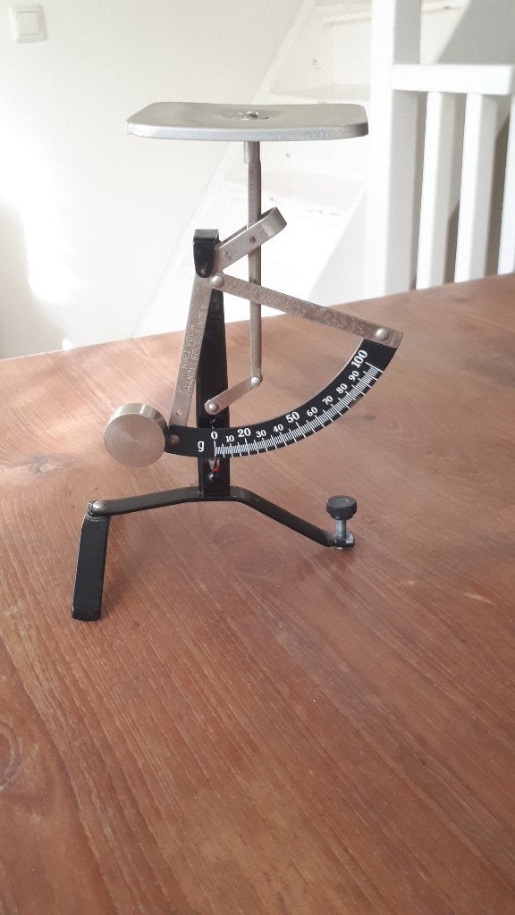 Vintage postweegschaal  / brievenweger / weegschaaltje, Antiek en Kunst, Ophalen of Verzenden