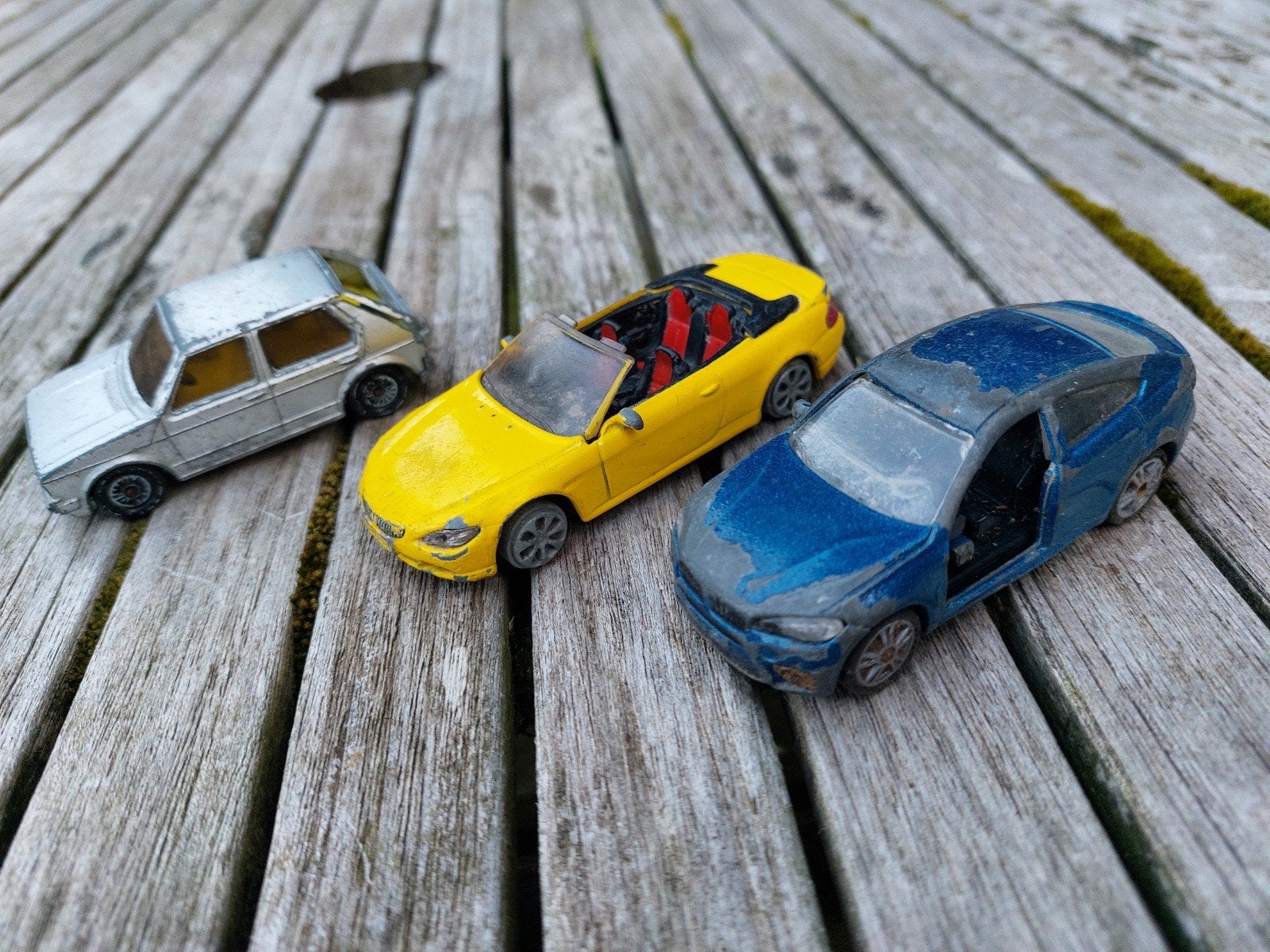 3 Siku VW en BMW modelauto's, Ophalen of Verzenden, Gebruikt