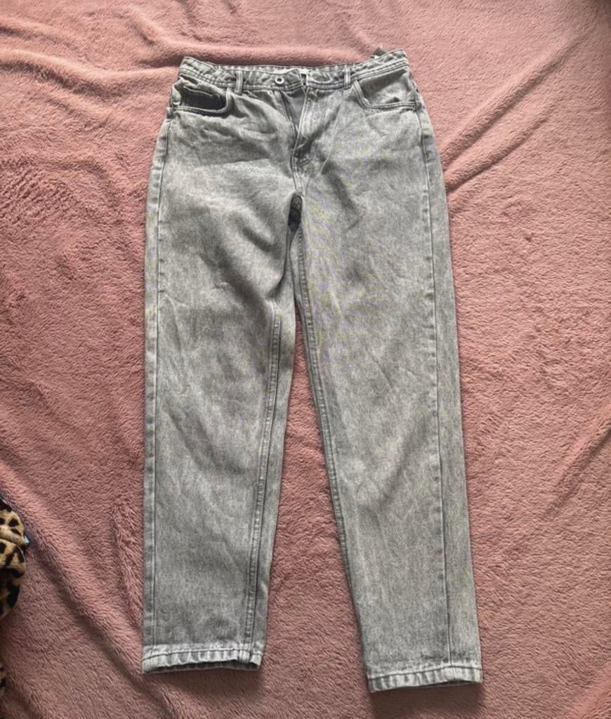 Grijze zara spijkerbroek 38/M, Verzenden, Zo goed als nieuw, Grijs, W30 - W32 (confectie 38/40)