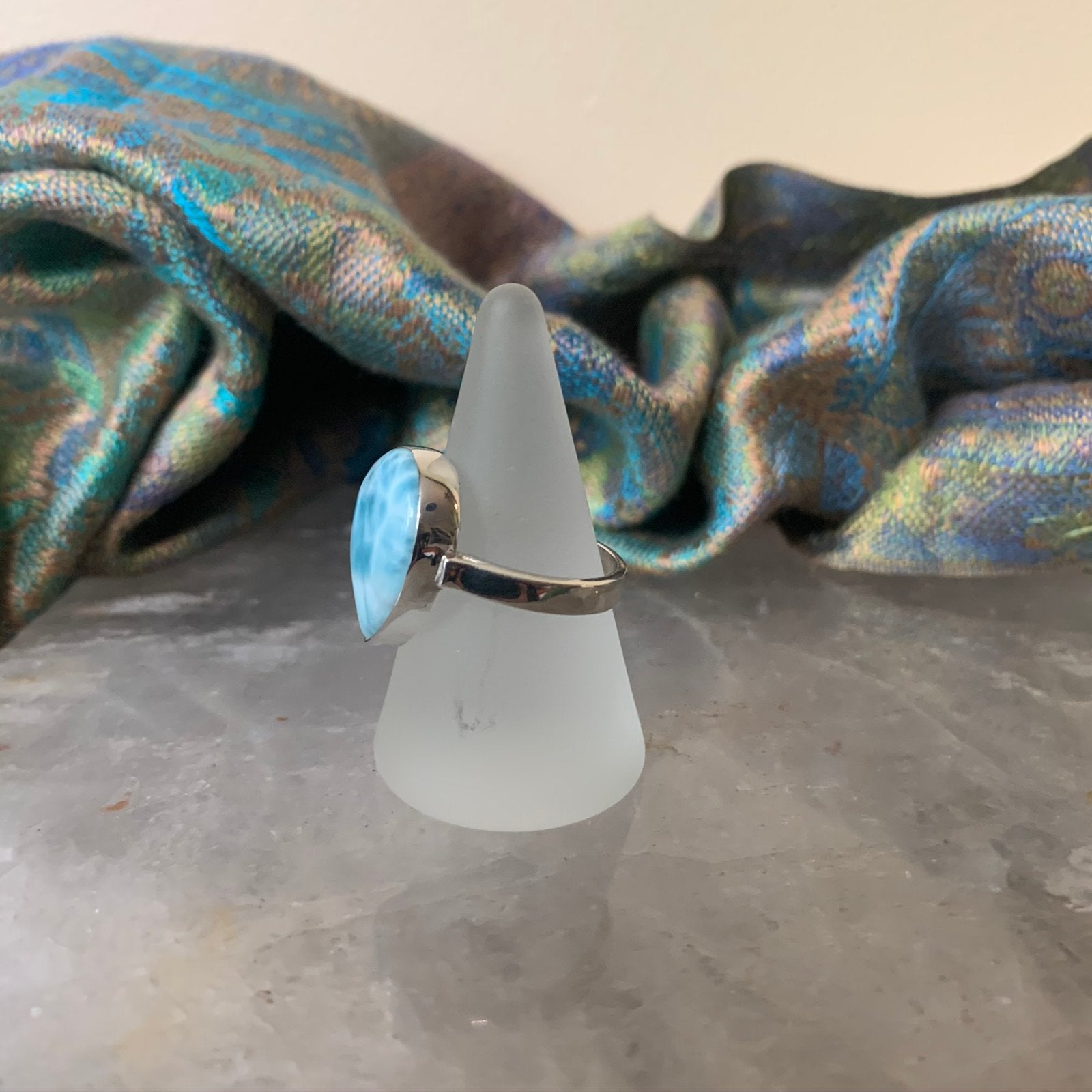 Larimar geluk beschermt magie vertrouwen uniek moed, 18 tot 19, Blauw, Magnolia11, Nieuw