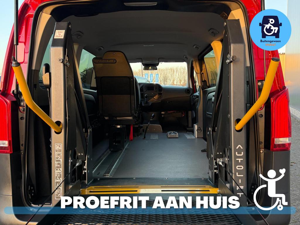 Mercedes-Benz Vito Rolstoel Voor (Airco) Rolstoelbus Handges, Auto's, 12 maanden, Gebruikt, Zwart, 4 cilinders