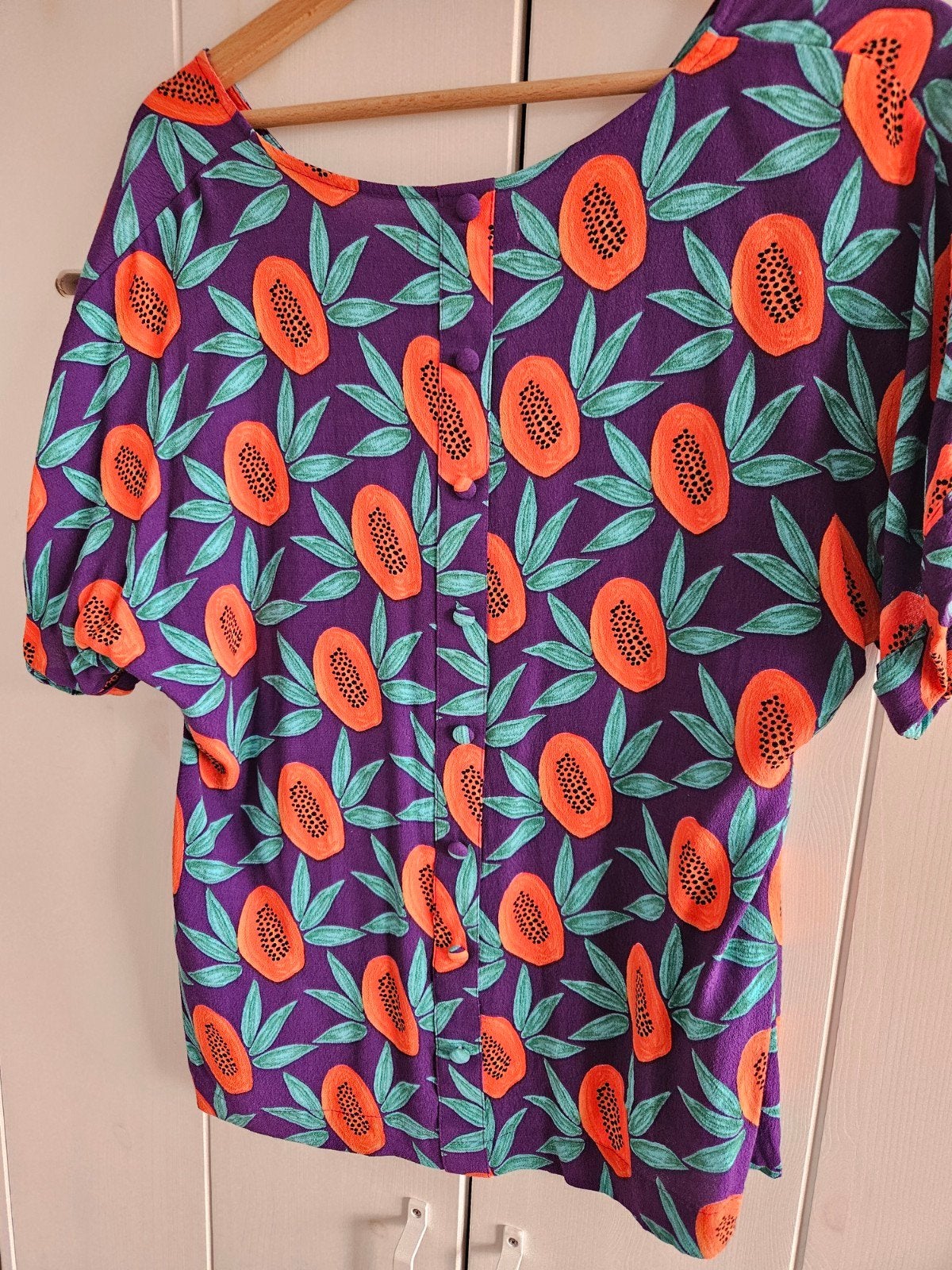 Fabienne Chapot Papaya Top Maat M - Zo goed als nieuw, Maat 38/40 (M), Paars, Ophalen of Verzenden, Zo goed als nieuw