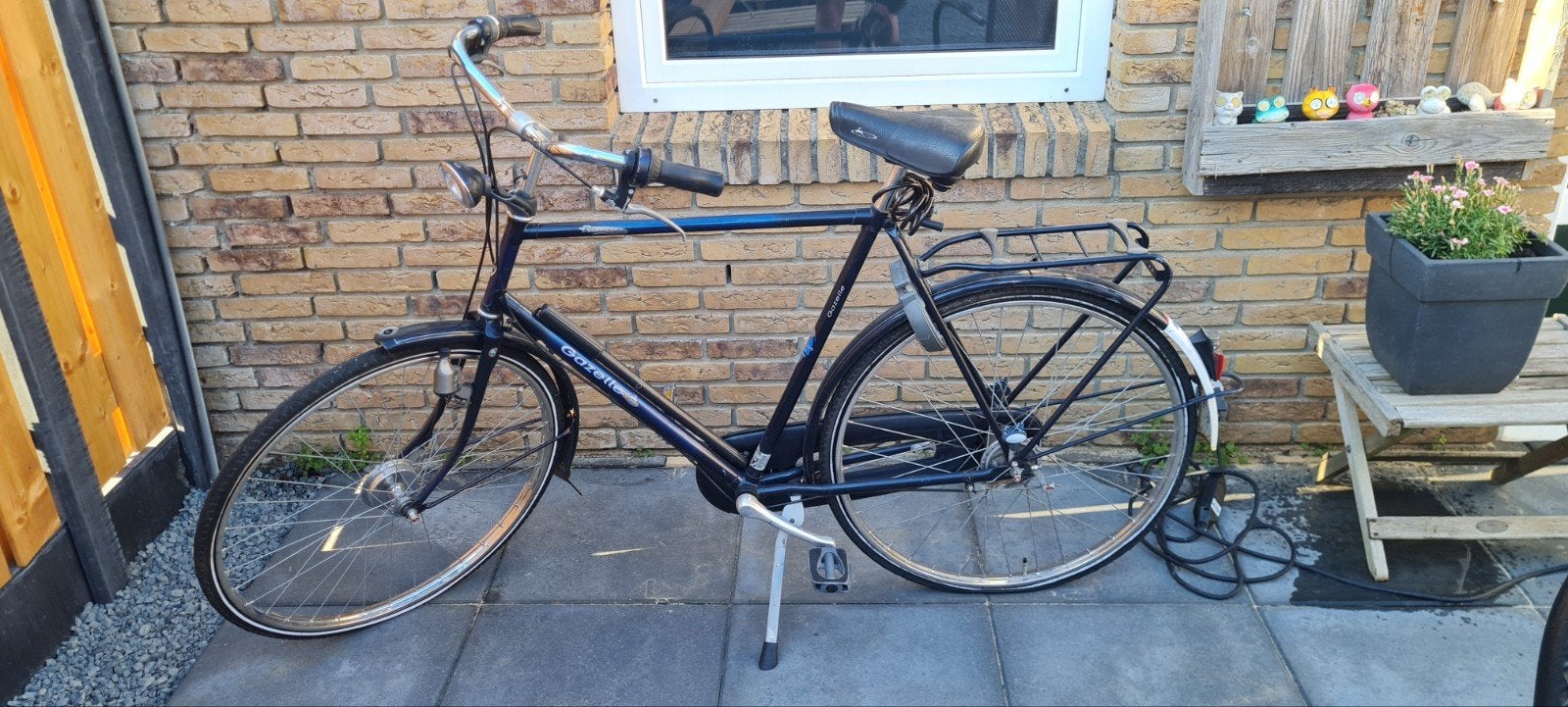 Gazelle stadsfiets - Gebruikt, Fietsen en Brommers, Fietsen | Dames | Damesfietsen, Velgrem, Versnellingen, Ophalen of Verzenden