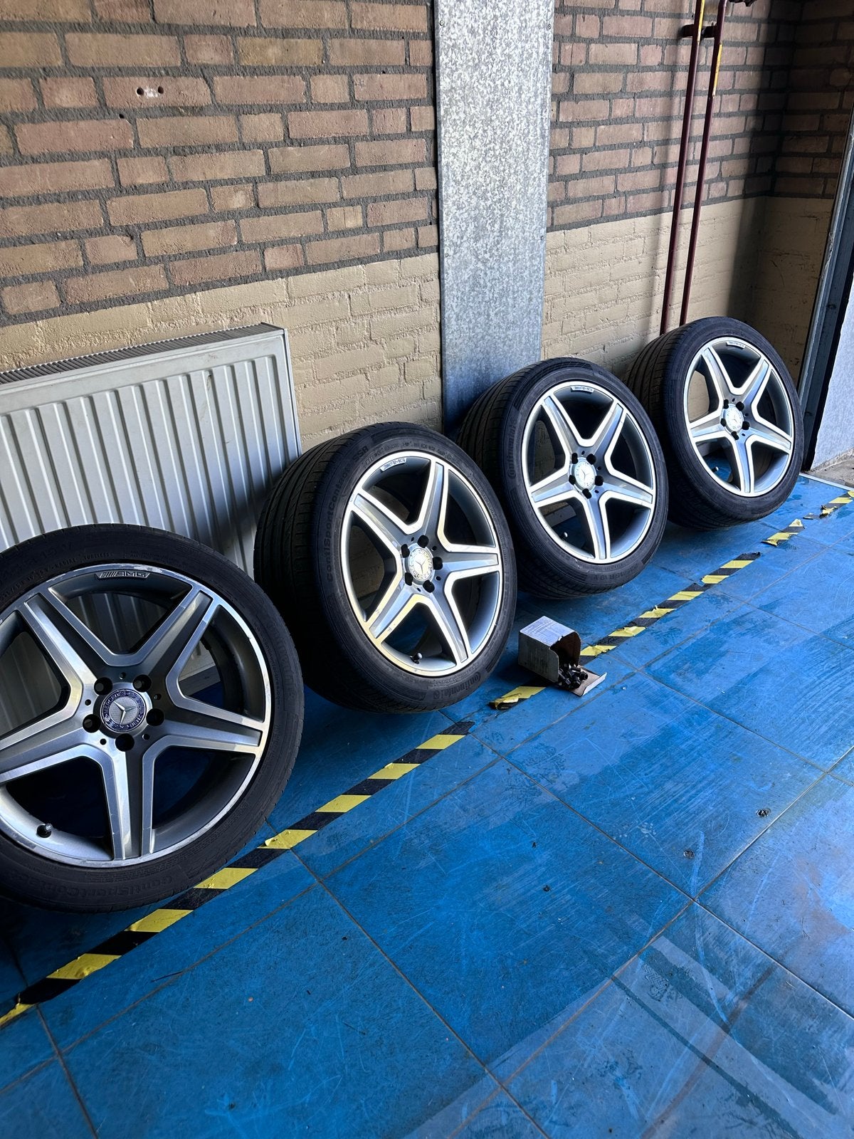 Mercedes-AMG Velgen vGLA vanaf 2016  SportContact Banden, Ophalen of Verzenden, Gebruikt