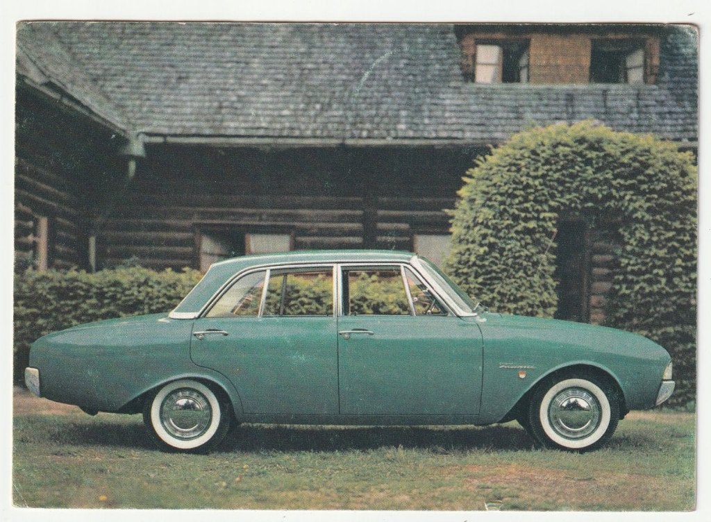 Ford Taunus 17 M ansichtkaart, Verzenden, Gebruikt, Auto's