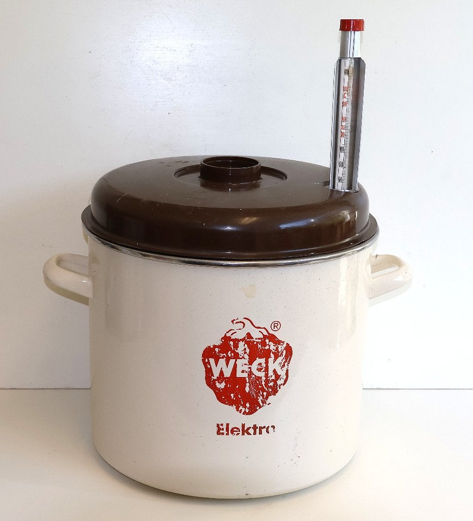Prima Weckketel met thermometer en rooster, Ophalen of Verzenden, Gebruikt, Metaal