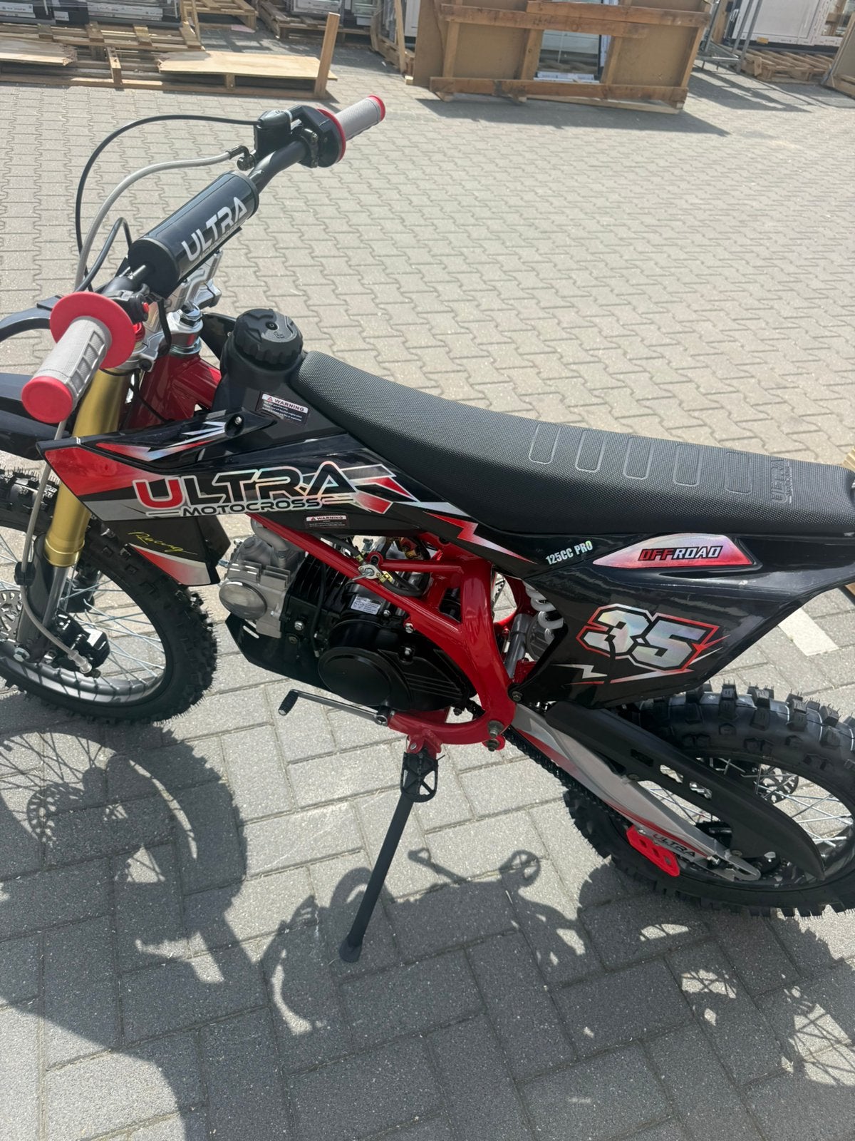Nieuwe crosser ultra in de doos 125 cc schakel, Ophalen of Verzenden, Zo goed als nieuw, Pitbike