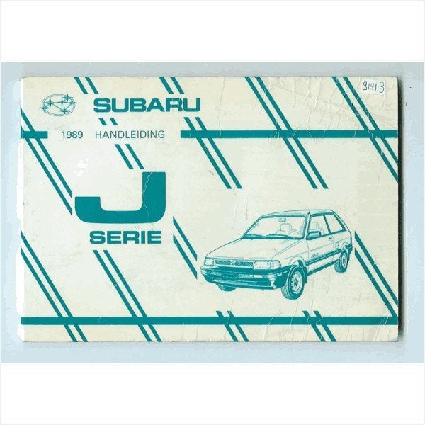 Subaru Justy Instructieboekje 1989 #1 Nederlands, Ophalen of Verzenden