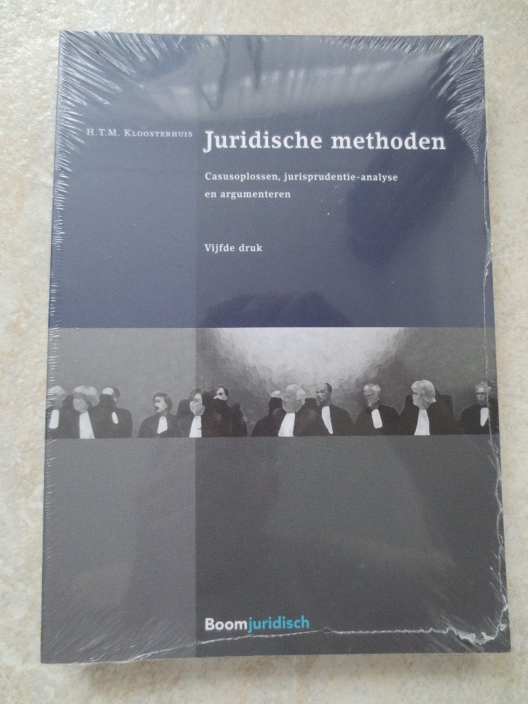 Juridische methoden - 9789462904965 , NIEUW in folie, Boeken, Studieboeken en Cursussen, H.T.M. Kloosterhuis, Nieuw, Ophalen of Verzenden